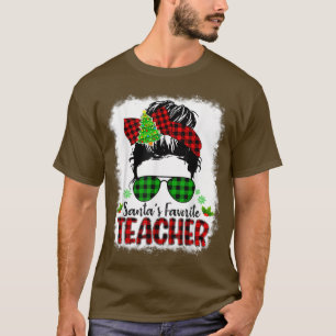 T-shirt Père Noël Professeur Favori Funny Noël Père Noël R