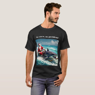 T-shirt Père Noël Requin