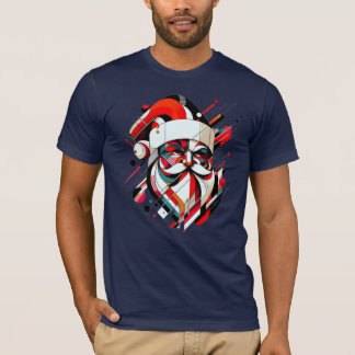 T-shirt Père Noël rétro-futuriste