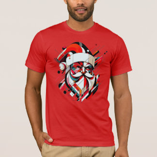 T-shirt Père Noël rétro-futuriste