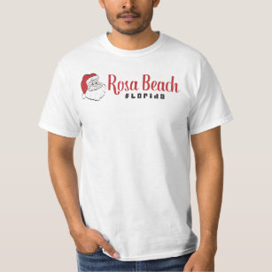 T-shirt Père Noël Rosa Beach Florida (Santa Claus)