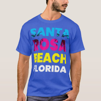 T-shirt Père Noël Rosa Beach Floride FL Vacances Souvenir