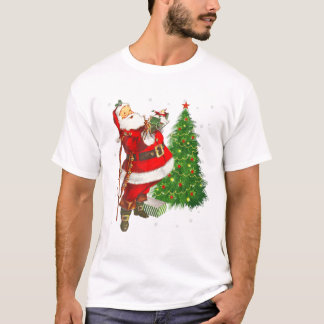T-shirt Père Noël rouge Noël rouge