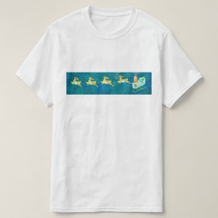 T-shirt père Noël Sleigh