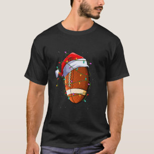 T-shirt Père Noël Sports Design Pour Hommes Garçons Footba
