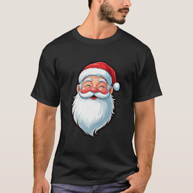 T-shirt "Père Noël Squad : Festive Christmas Design" (Devant)