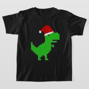 T-shirt père Noël trex