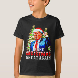 T-shirt Père Noël Trump 45-47 Pajamas de Noël Font de la G