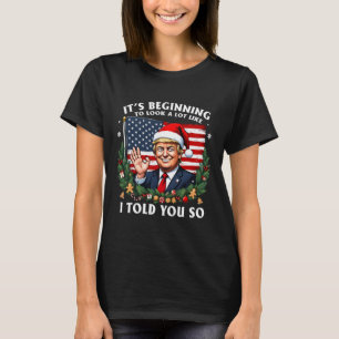 T-shirt Père Noël Trump commence à ressembler beaucoup à m