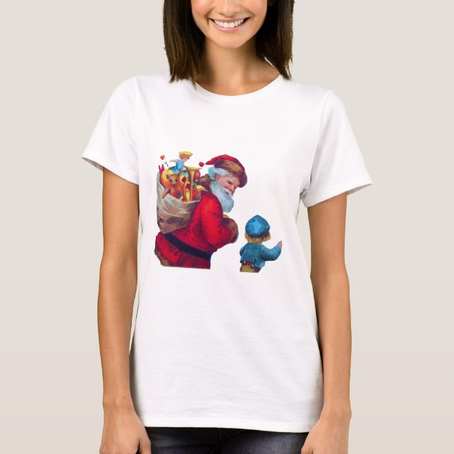 T-SHIRT PÈRE NOËL VINTAGE 2 (Devant)