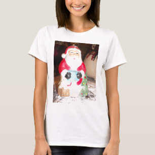 T-shirt Père Noël vintage amusant avec l'art de la neige I