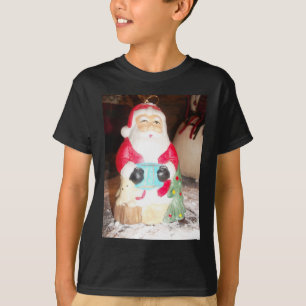 T-shirt Père Noël vintage amusant avec l'art de la neige I