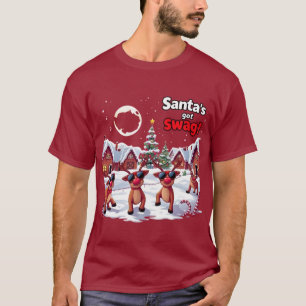 T-shirt Père Noël's got Swag : un Noël bizarre