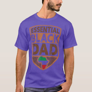 T-shirt Père noir père africain