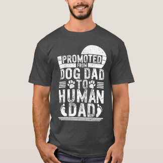 T-shirt Père Promotedo Chien Dado Papa Humain vintage