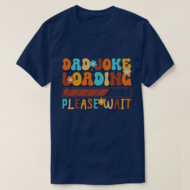 T-shirt Père rétro (Design devant)