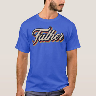 T-shirt Père Vintage rétro