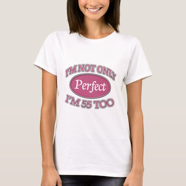 T-shirt Perfectionnez 55 ans (Devant)