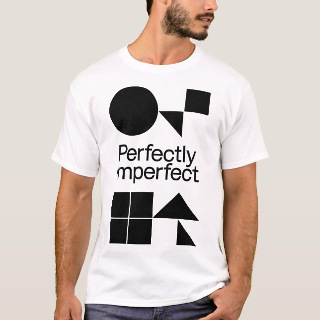 T-shirt Perfectly Imperfect - Geometric Harmony (Devant)