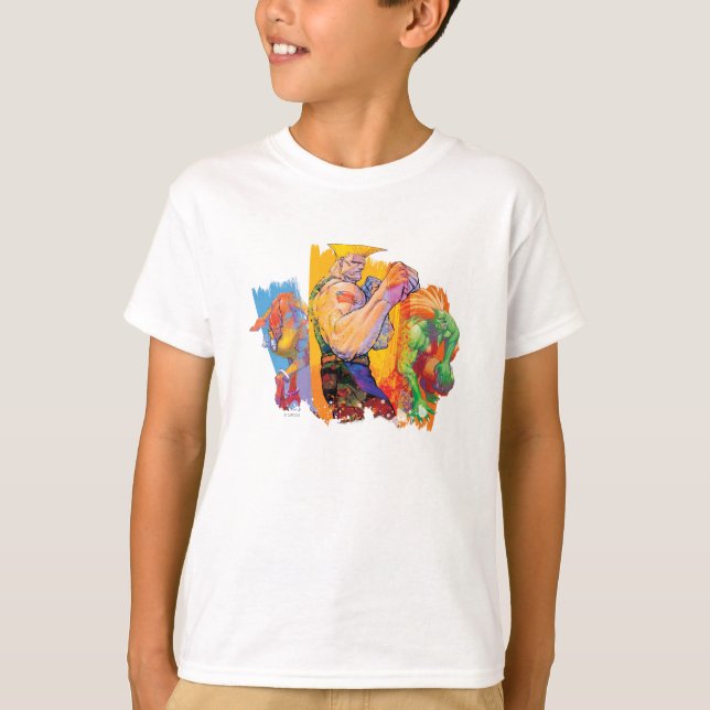 T-shirt Perfidie, Blanka et Dhalsim (Devant)