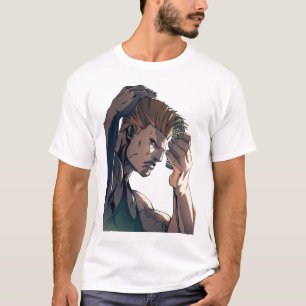 T-shirt Perfidie peignant des cheveux