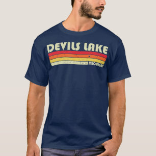T-shirt PÉRILS LAC MICHIGAN Funny Pêche Camping été