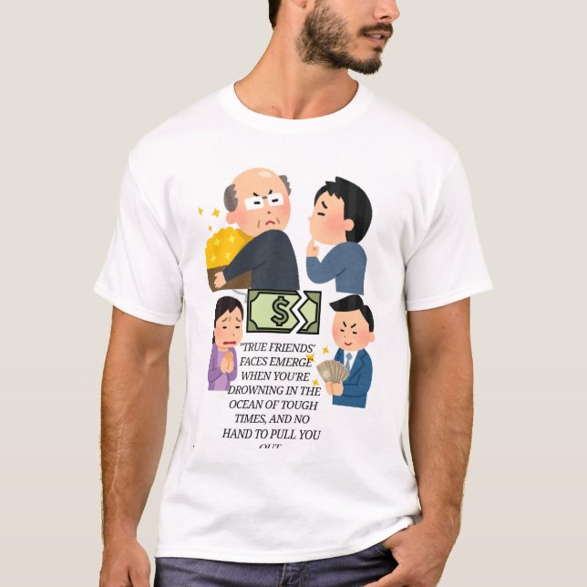 T-shirt , période difficile, (Devant)