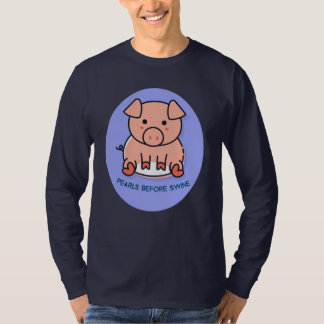 T-shirt Perles avant le porc