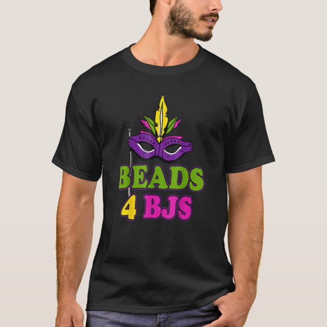 T-shirt Perles pour BJ's Dirty Mardi Gras (Devant)