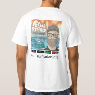 T-shirt Permastoked + surfradar.info hommes