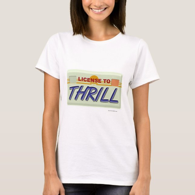T-shirt Permis amusant de se passionner (Devant)