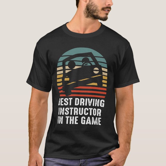 T-shirt Permis de conduire de l'étudiant instructeur de co (Devant)
