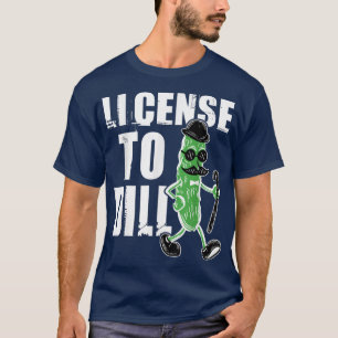T-shirt Permis de mouler Picket Lover Pun Poisson Légumes