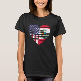 T-shirt Pérou Amérique Cultivé Coeur USA Patriot Héritage 
