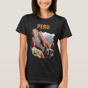 T-shirt Pérou Machu Picchu Andes Voyages Paysages