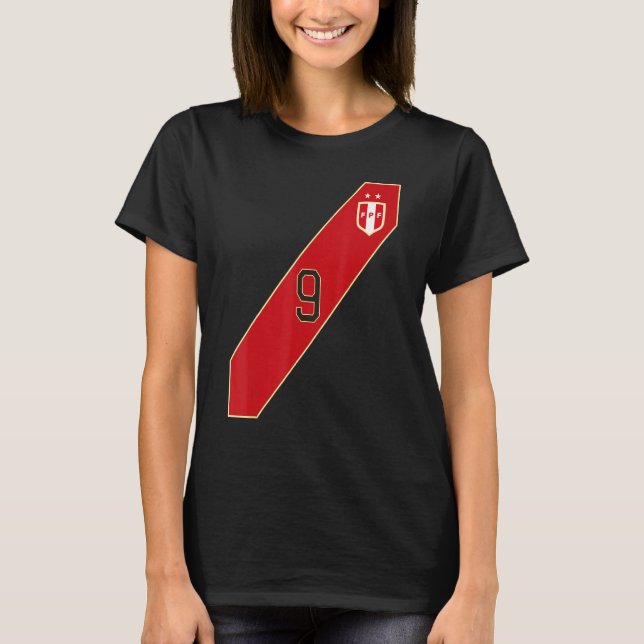 T-shirt Pérou Paolo Guerrière D'Armes Hommes Femmes Socc (Devant)