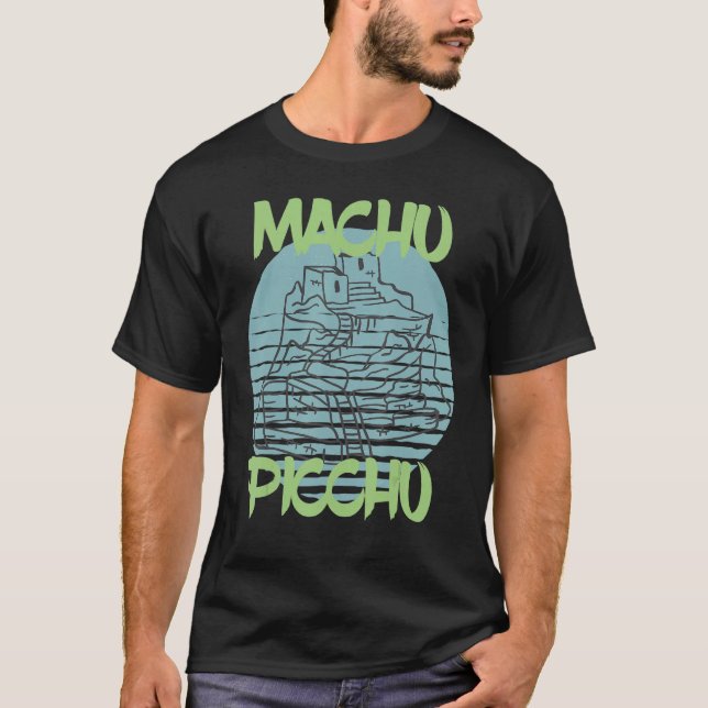 T-shirt Pérou Souvenir Machu Picchu Ville en ruine Amériqu (Devant)