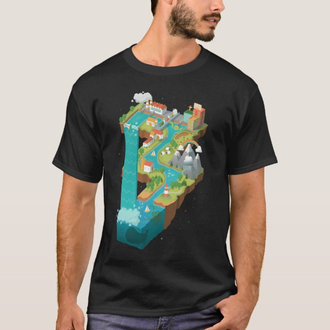 T-shirt Perpetual World (Devant)