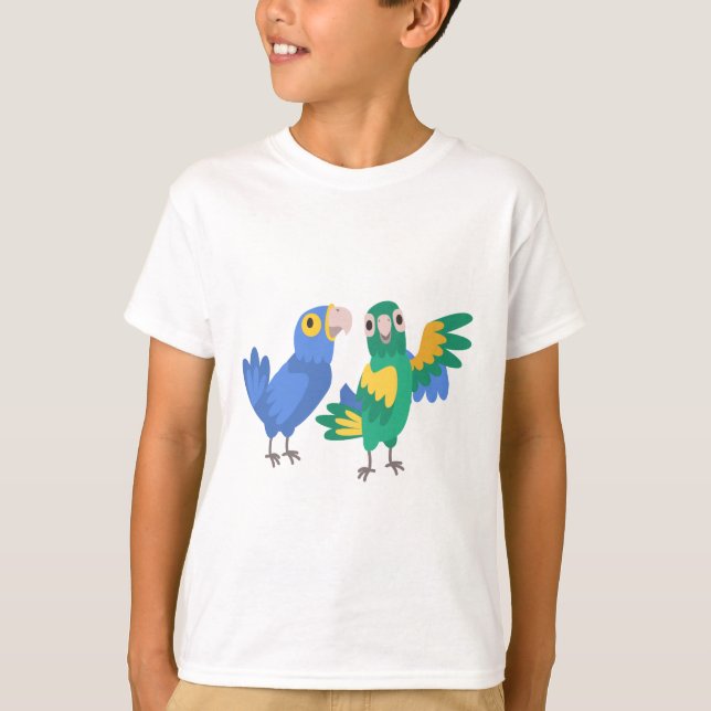 T-shirt perroquet (Devant)