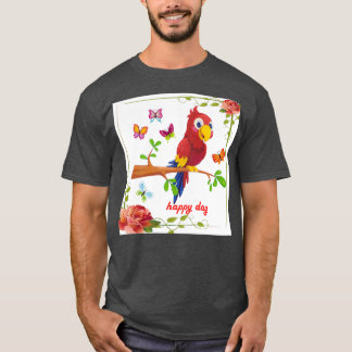 T-shirt perroquet