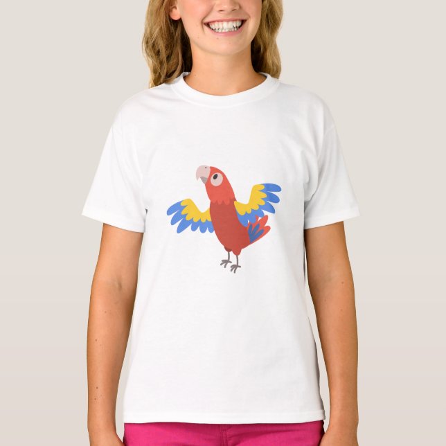 T-shirt perroquet (Devant)