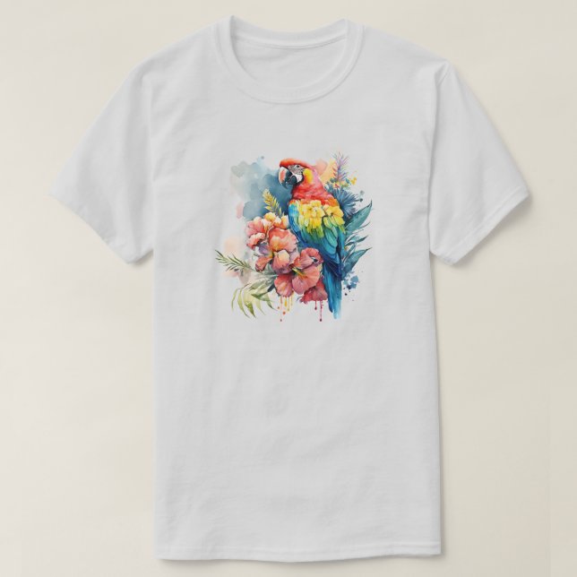 T-shirt perroquet (Design devant)