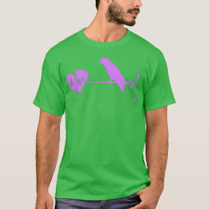 T-shirt Perroquet à battement de coeur pour les femmes pro