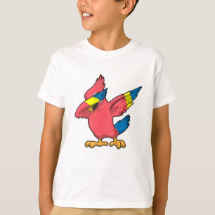T-shirt Perroquet à Hip hop Dance Dab