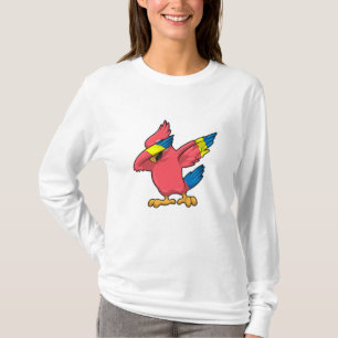 T-shirt Perroquet à Hip hop Dance Dab
