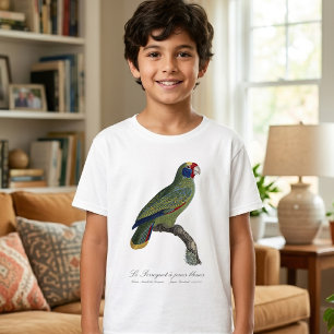 T-shirt Perroquet à queue rouge, Amazona Brasiliensis