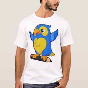 T-shirt Perroquet au crayon