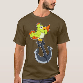 T-shirt Perroquet avec Ancre