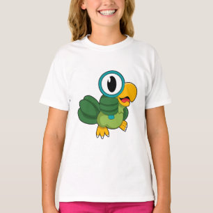 T-shirt Perroquet avec verre de nivellement