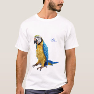 T-shirt perroquet, bonjour…
